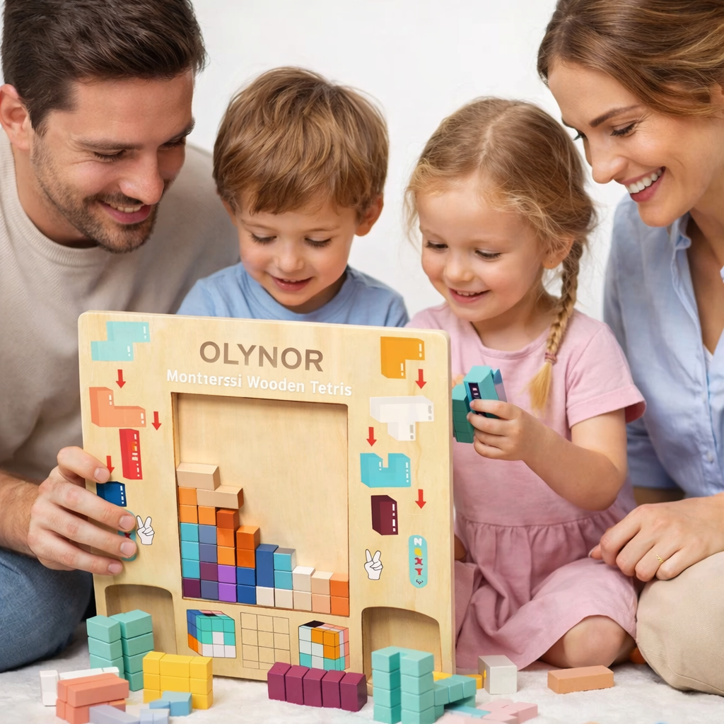 OLYNOR™ – Puzzle Éducatif en Bois
