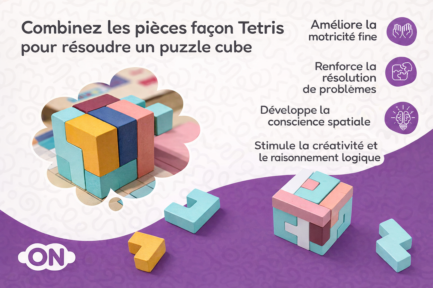OLYNOR™ – Puzzle Éducatif en Bois