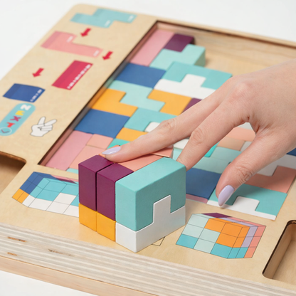 OLYNOR™ – Puzzle Éducatif en Bois